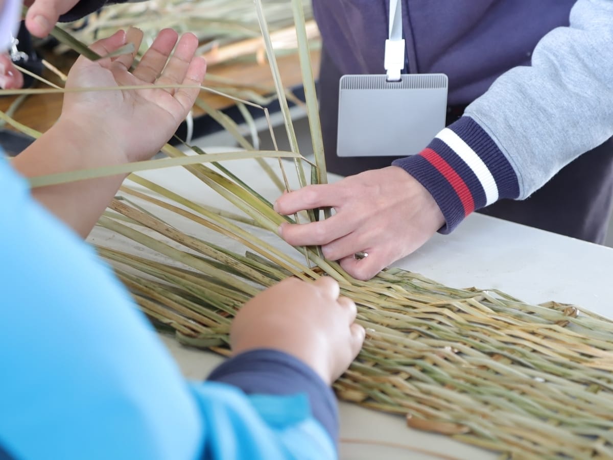 藝術創作過程。 圖：新北市水利局提供