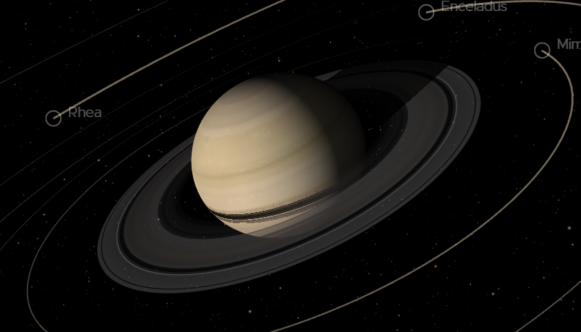 最新研究指出，認為土星環的年齡不超過4億年。 圖：取自NASA