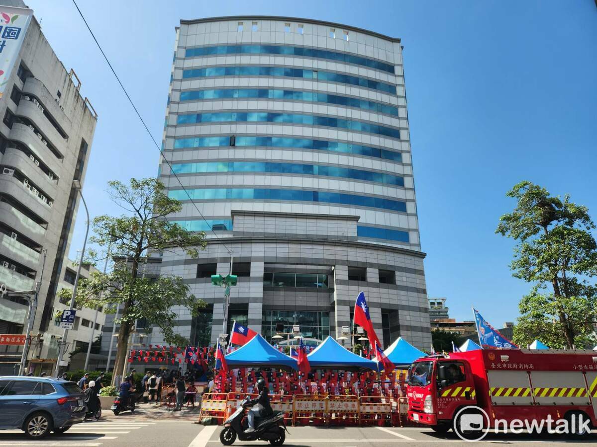 國民黨中央黨部。 圖：黃建豪/攝