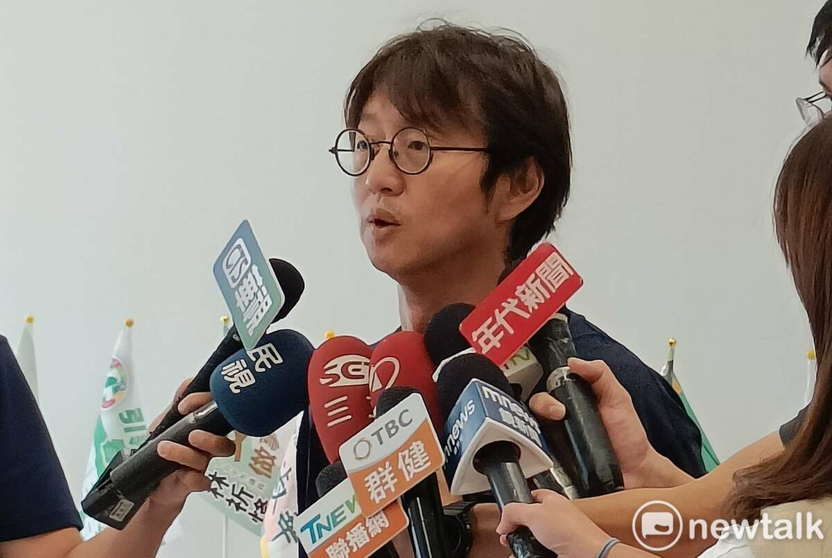 台中市議員江肇國說，中捷根本沒有做過異物入侵軌道的演練，這次意外根本就是人禍。 圖：唐復年/攝