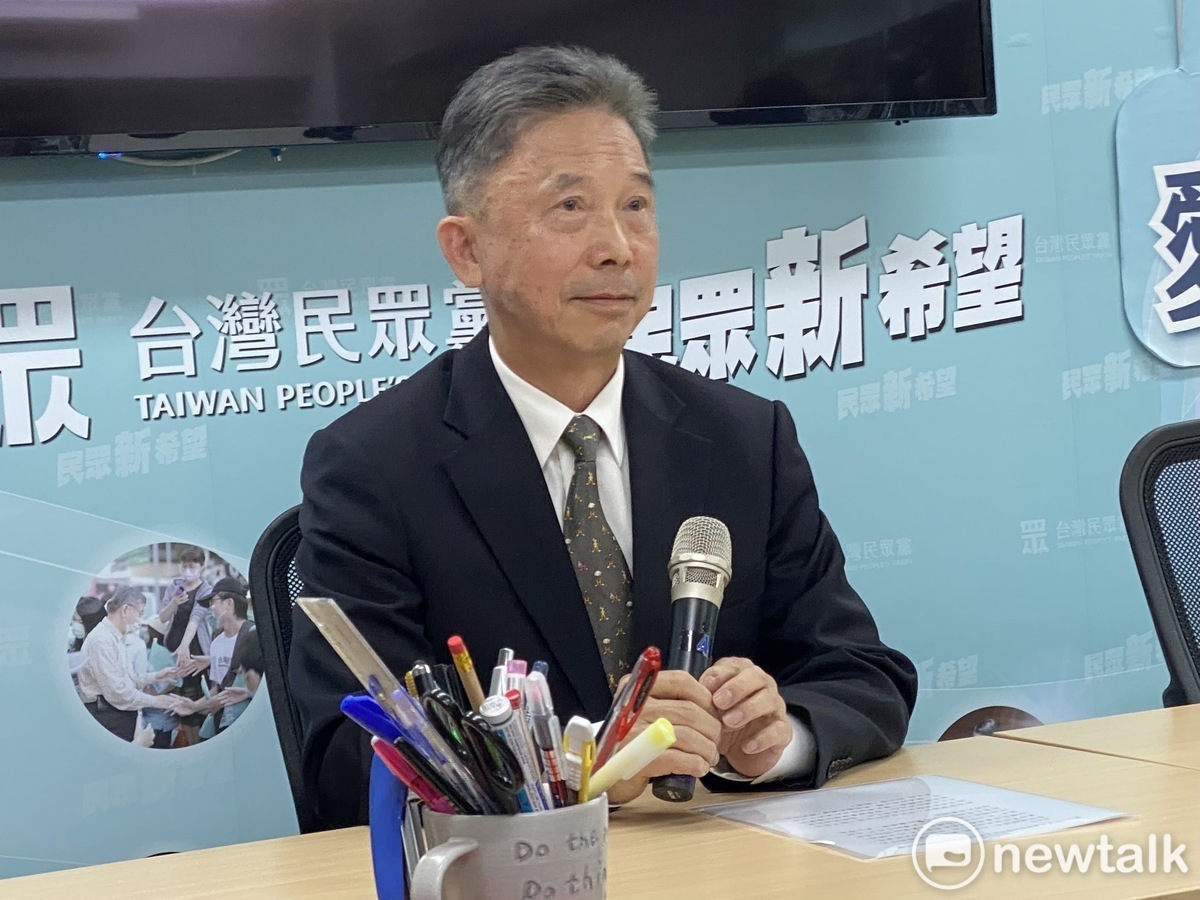 民眾黨秘書長周台竹。 圖：周煊惠 / 攝