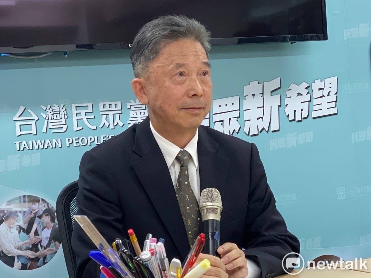 民眾黨主席周台竹。 圖：周煊惠 / 攝