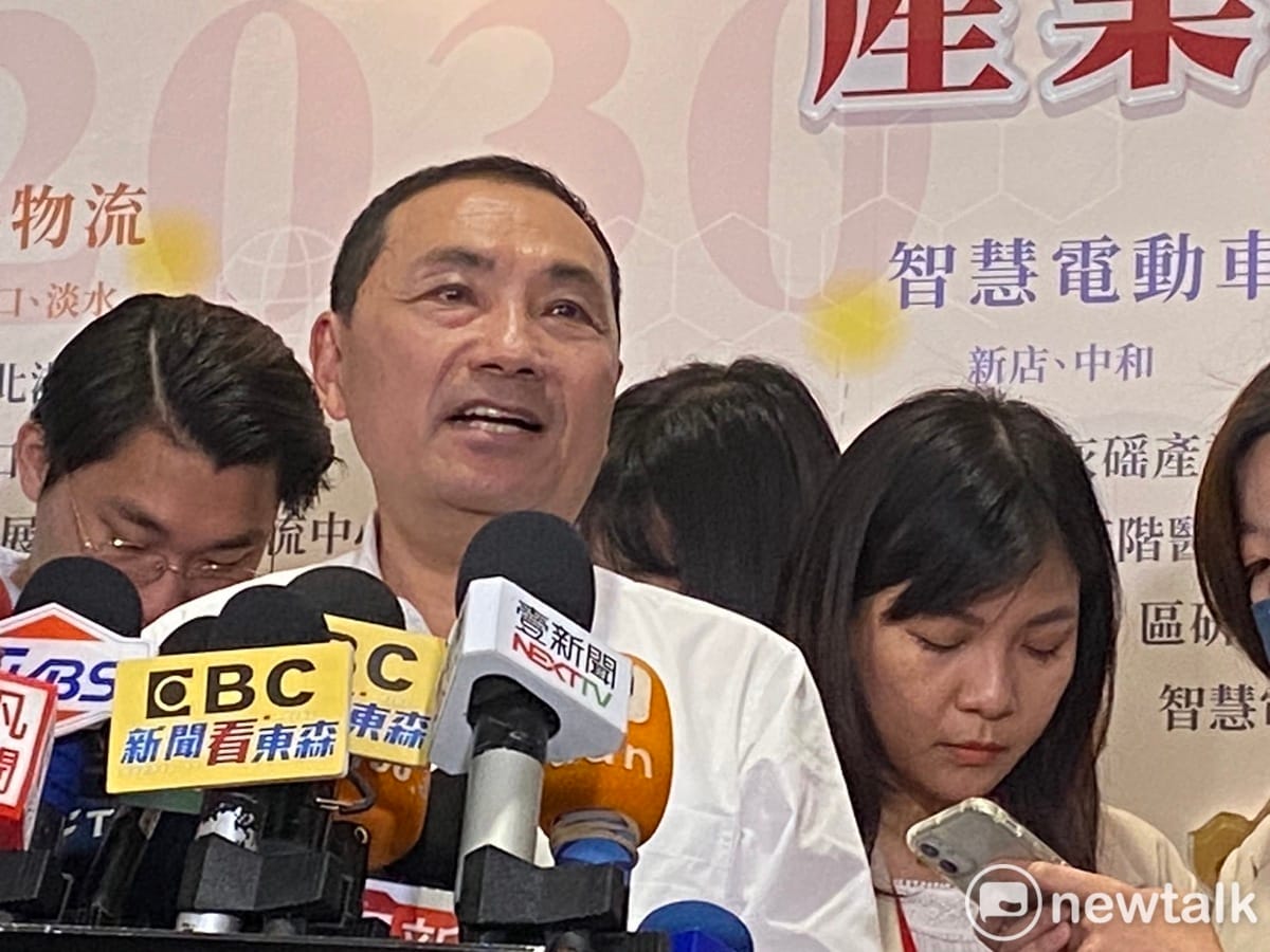 侯友宜表示，520當天在黨中央舉辦的誓師大會將向國人報告未來要走的方向。 圖：林昀真/攝