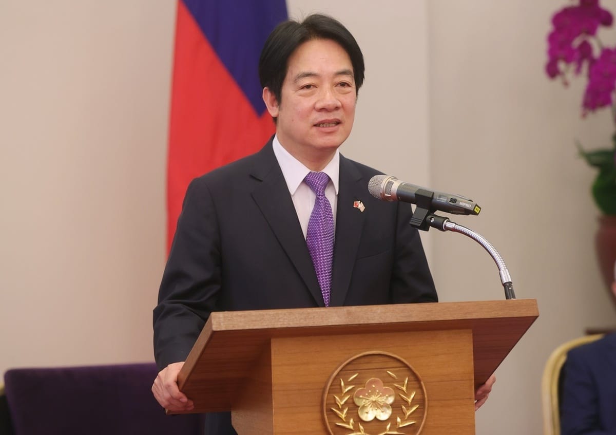 副總統賴清德18日上午接見英國前首相特拉斯。 圖：總統府/提供
