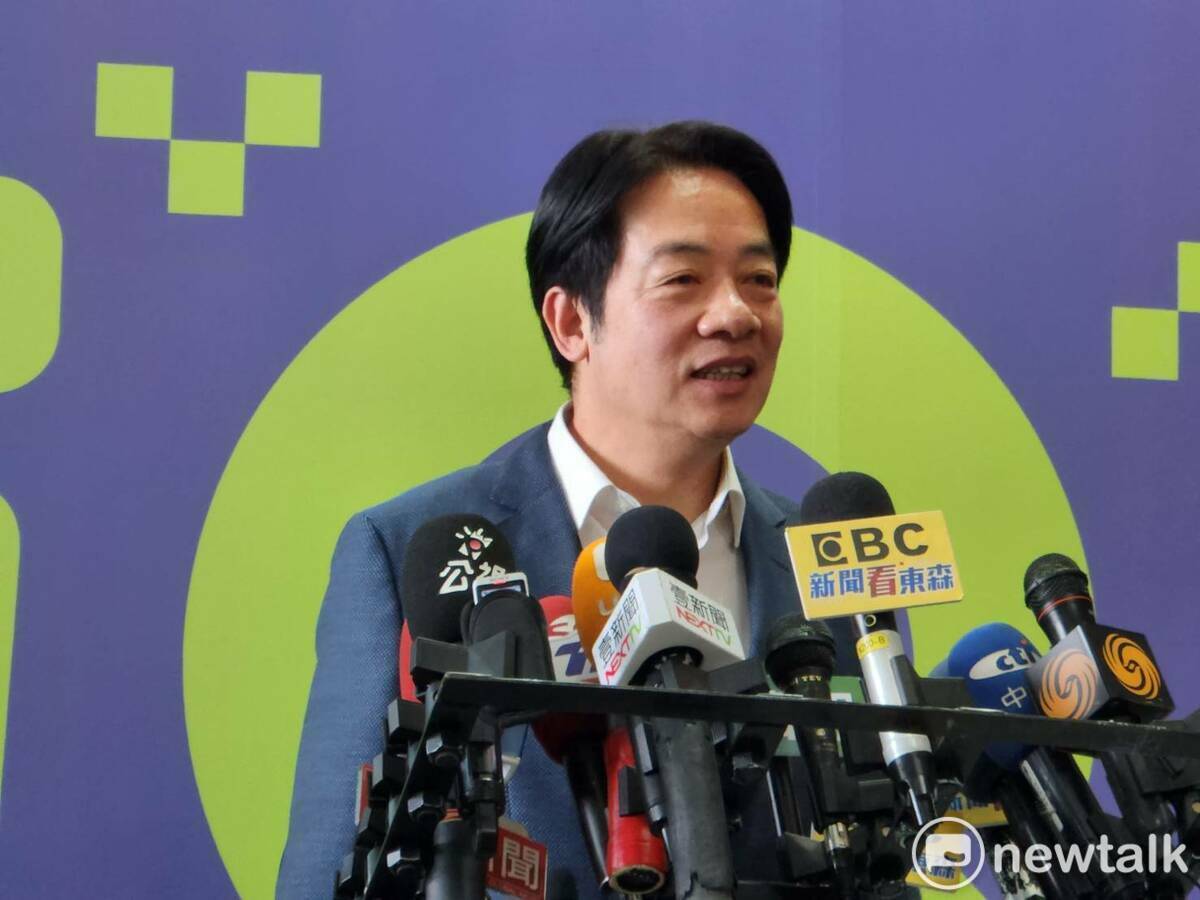 民進黨主席賴清德。 圖：黃建豪/攝