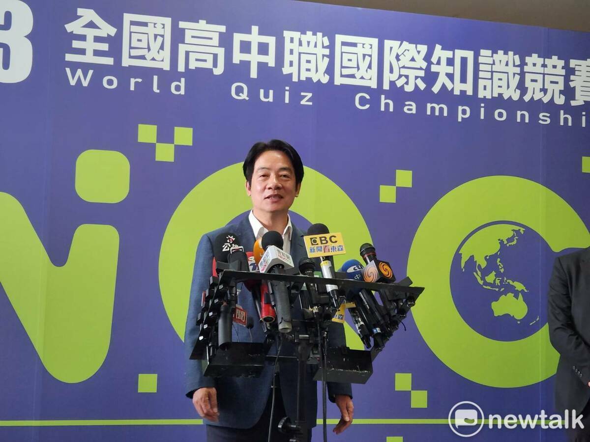 民進黨主席賴清德。 圖：黃建豪/攝