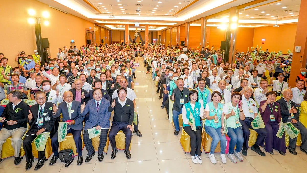 民進黨2024總統候選人賴清德21日出席彰化縣信賴台灣之友會成立大會 圖：民進黨提供