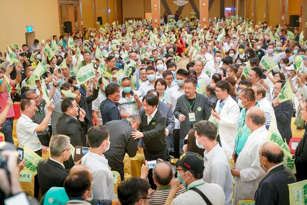 民進黨2024總統候選人賴清德21日出席彰化縣信賴台灣之友會成立大會 圖：民進黨提供