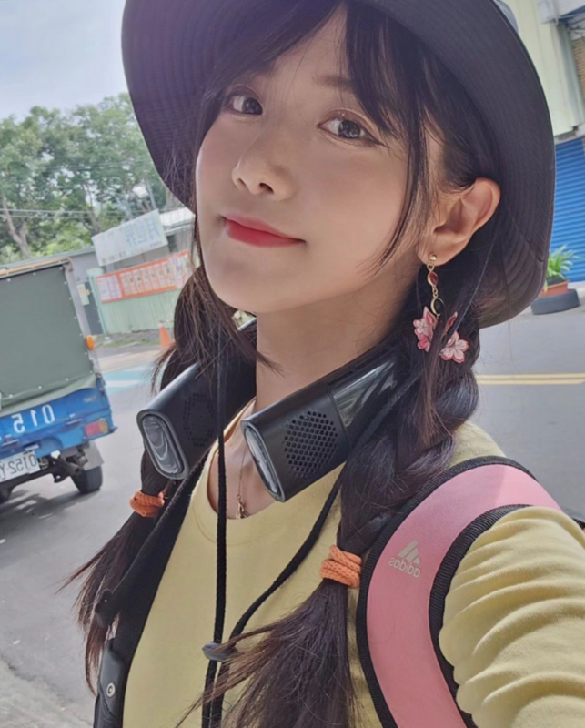 企鵝妹徒步環島挑戰已來到第26天。 圖：翻攝自Jinnytty 企鵝妹IG