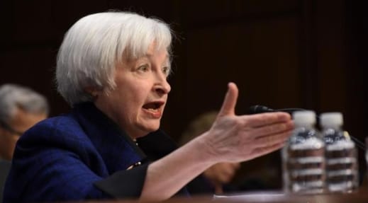 美國財政部長葉倫（Janet Yellen）批評惠譽國際（Fitch Ratings）下調美國信用評等的決定。 圖：翻攝自中新網(資料照)