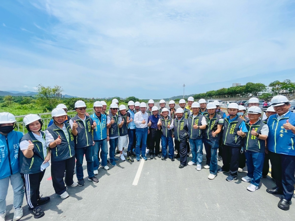 大漢溪堤外便道7.4km明年完工。 圖：新北市水利局提供