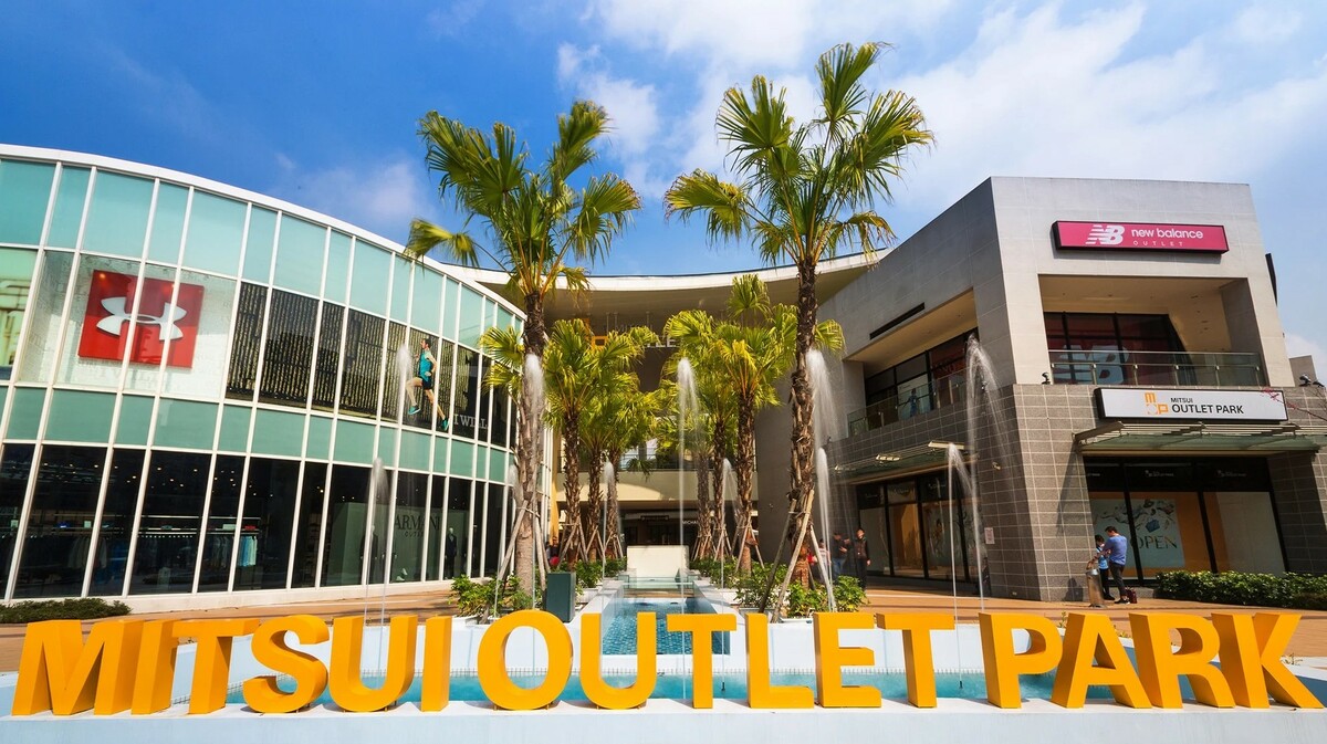 林口三井MITSUI OUTLET PARK。 圖：三井OUTLET提供