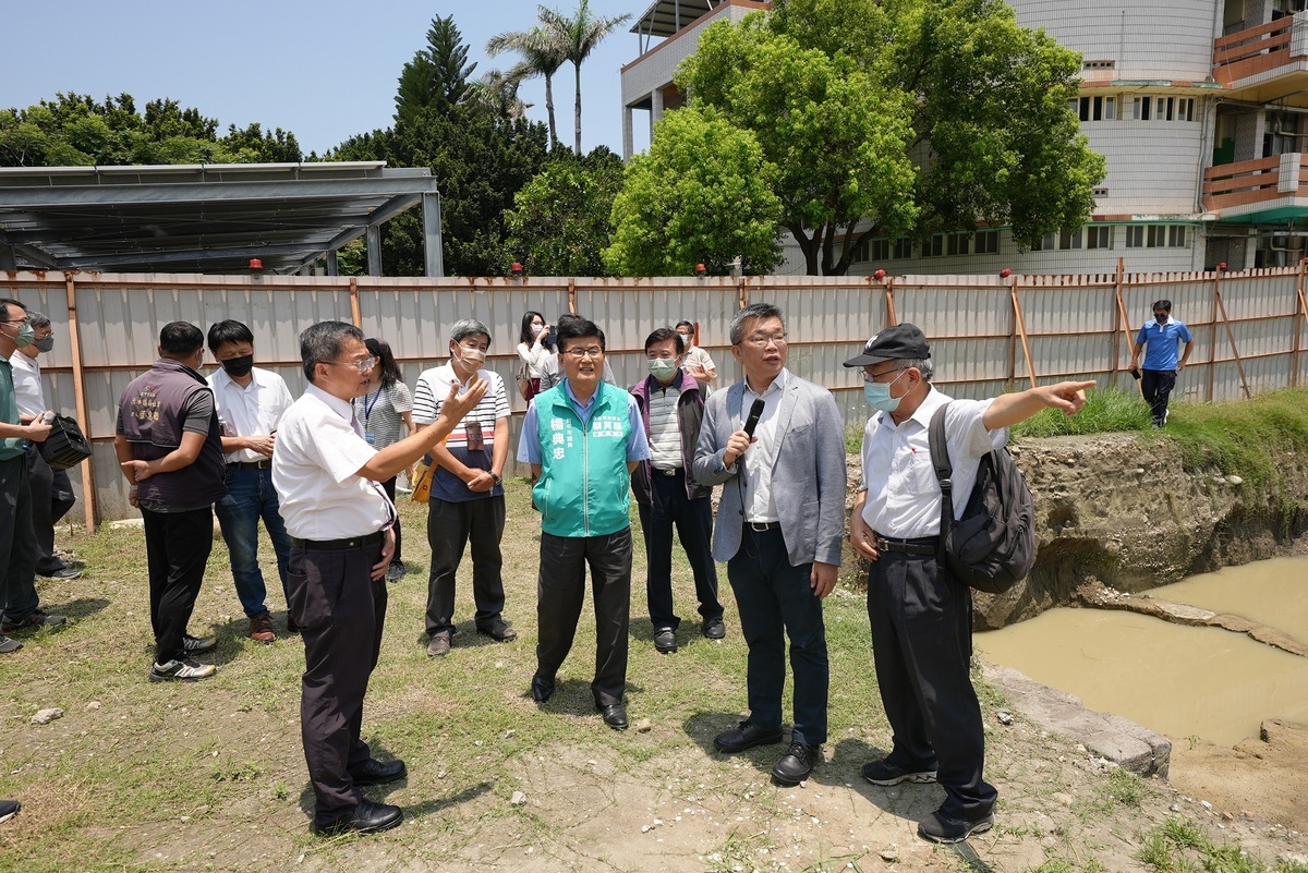 蔡其昌表示將爭取設立遺址博物館。 蔡其昌辦公室/提供
