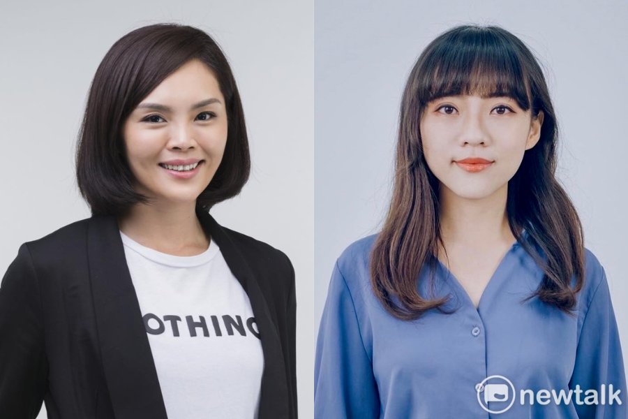 高雄市左楠選區可能上演李眉蓁、黃捷兩位議會女神激烈對戰。 圖：取自李眉蓁、黃捷臉書（新頭殼合成）