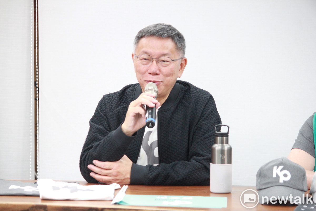 民眾黨總統候選人柯文哲。 圖：周煊惠 / 攝