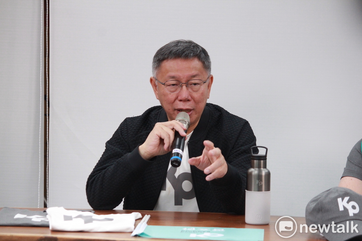 民眾黨總統參選人柯文哲。 圖：周煊惠 / 攝（資料照）