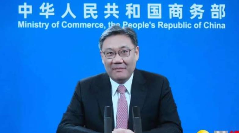 中國商務部長王文濤。 圖 : 翻攝自文匯網
