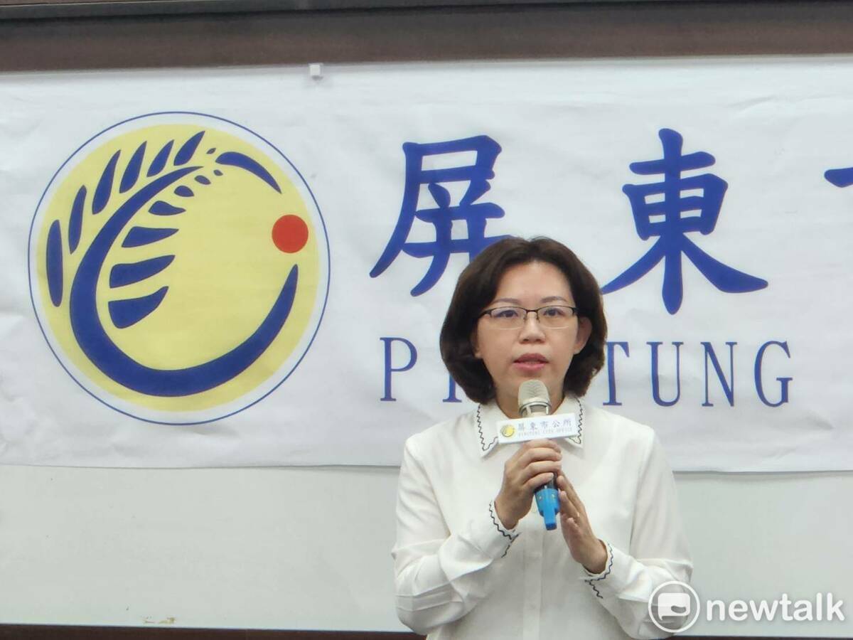 周佳琪宣示讓屏東市成為幸福宜居城。  圖：孫家銘攝