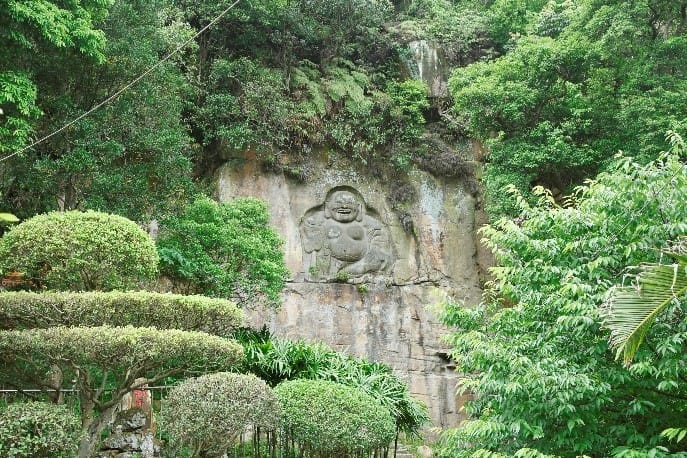 彌勒佛刻像。 圖：新北市文化局提供
