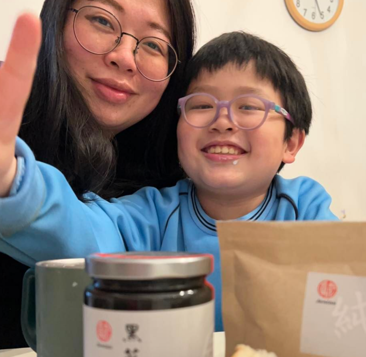 003分享晨晨說他會乖，讓媽媽有時間去運動。 圖：翻攝自Toolbox003 IG