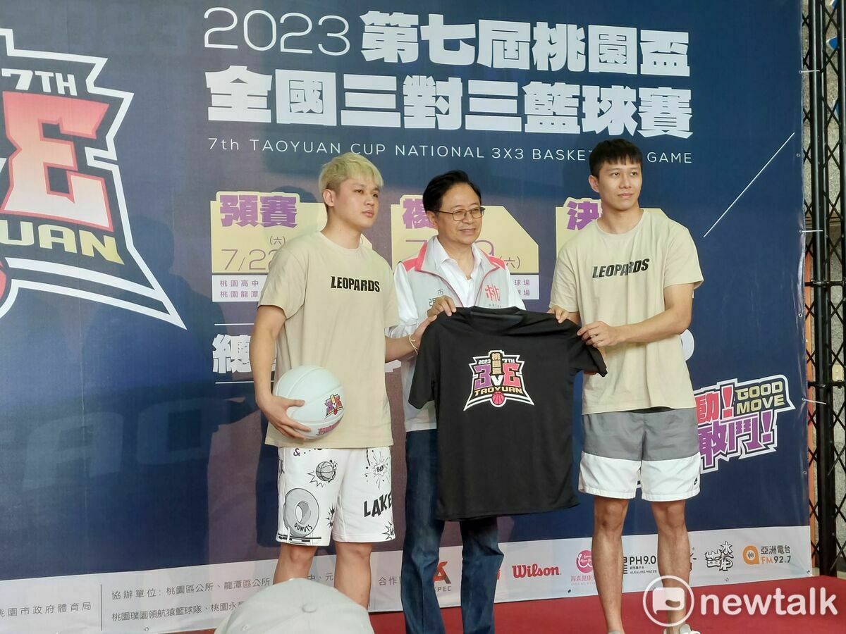桃園盃全國三對三籃球賽5/27開放報名，免報名費及保證金，報名成功後可獲得活動紀念T-Shirt。 圖：林昀真/攝