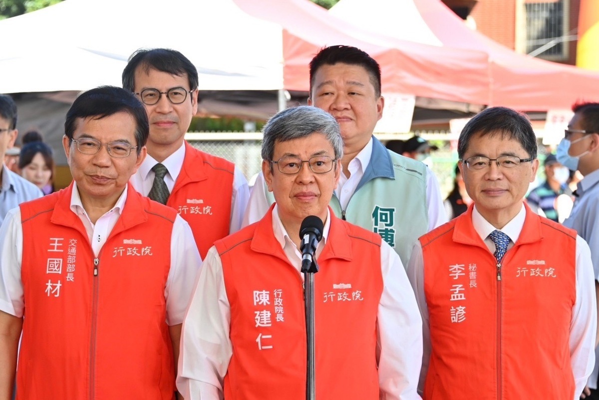 陳建仁表示，政府的建設都是需要有中央跟地方一起合作。 圖：行政院/提供