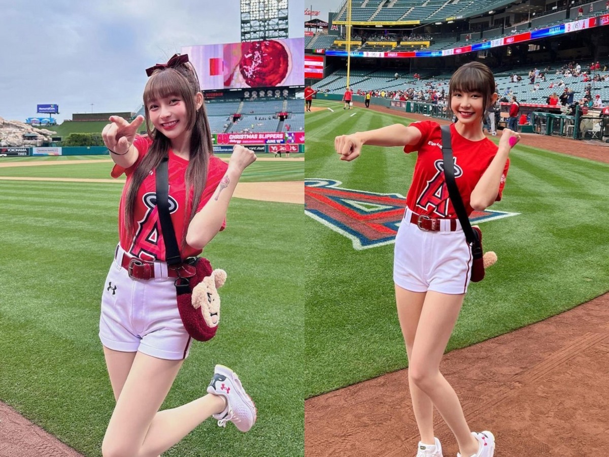 「RakutenGirls樂天女孩」23日飛往美國參加大聯盟台灣日活動。 圖：翻攝自IG＠95_mizuki、＠xx15995