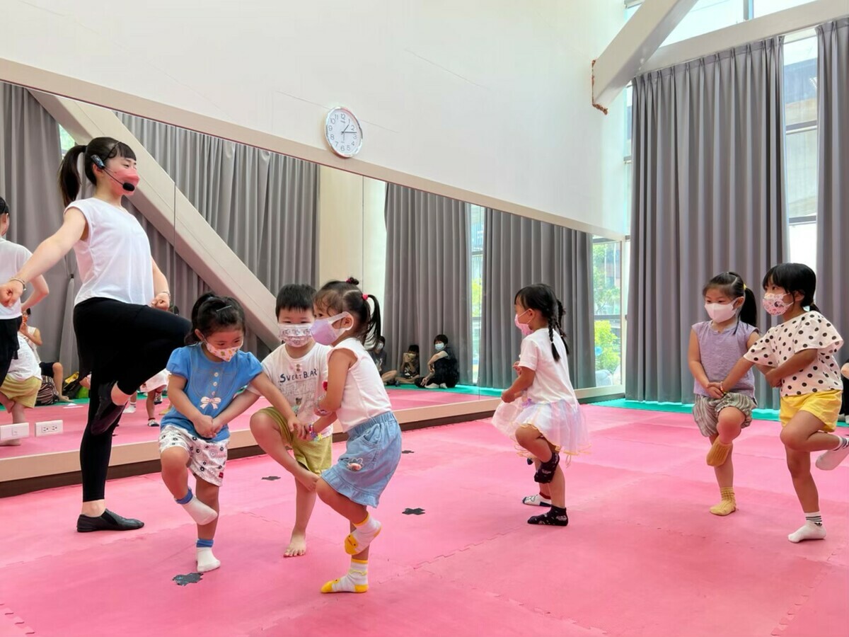 樹林運動中心推出幼兒芭蕾。 圖：新北市體育處提供
