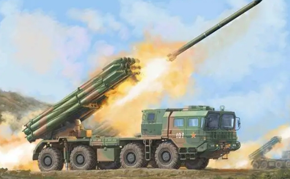 中國解放軍火箭軍發射導彈。 圖 : 翻攝自狼嗷記