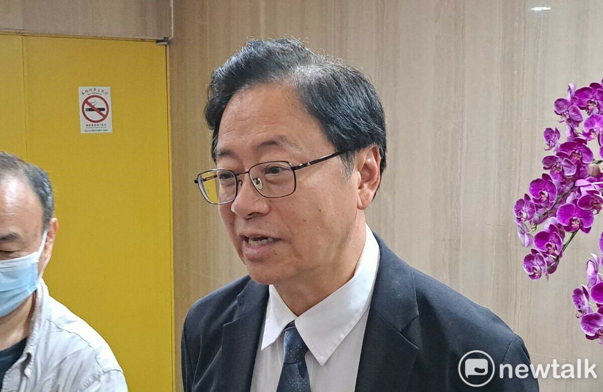 張善政表示，接受市民的感受，市府會繼續努力，把民調結果當作參考做為未來努力的目標。 圖：林昀真／攝