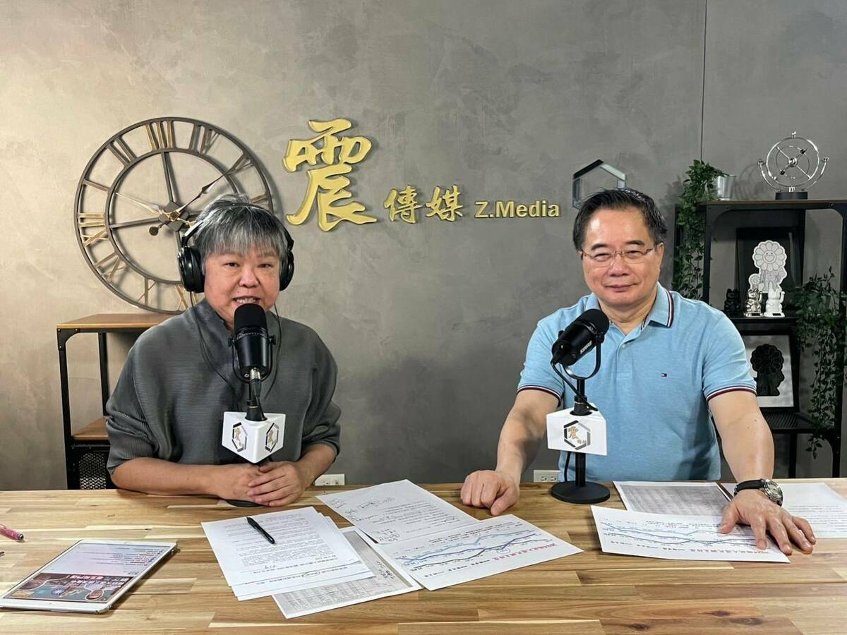 前立委蔡正元接受《新聞不芹菜》主持人黃光芹專訪。 圖：震傳媒《新聞不芹菜》/提供