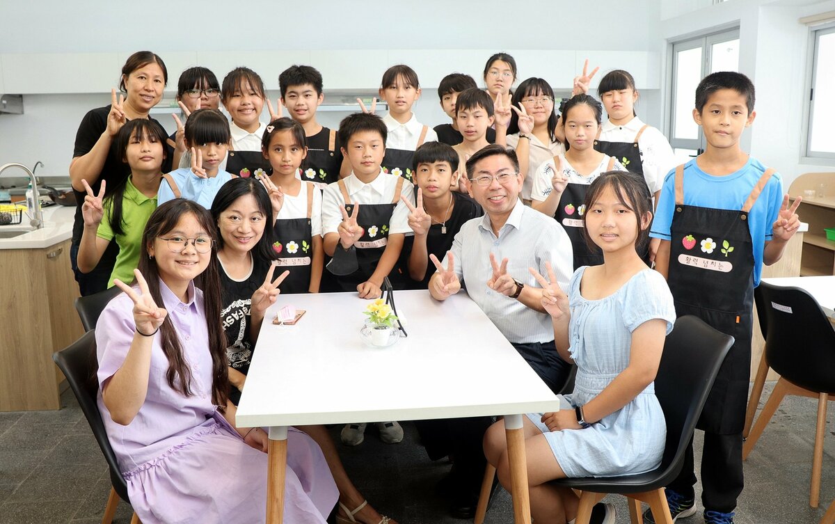 南安國小食育相當成功。 圖：高雄市教育局提供