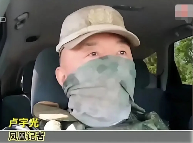 《鳳凰衛視》戰地記者盧宇光。 圖 : 翻攝自鳳凰衛視
