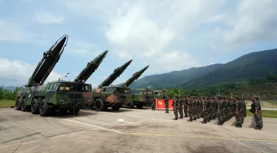 解放軍的火箭軍部隊。 圖：翻攝自嗷狼記