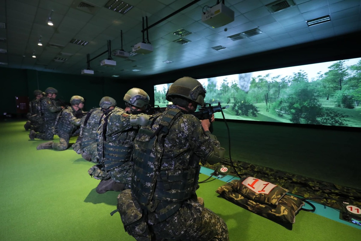 T91步槍射擊模擬器。 圖：中科院提供
