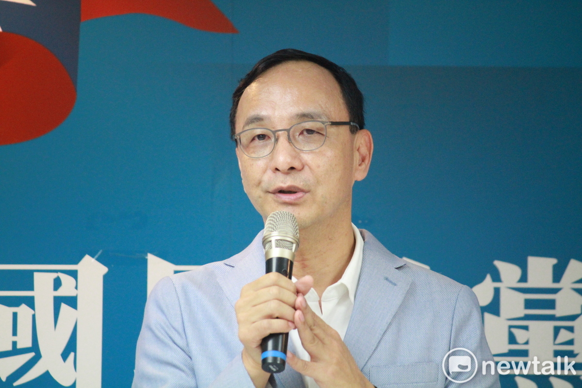 國民黨主席朱立倫。 圖：周煊惠 / 攝