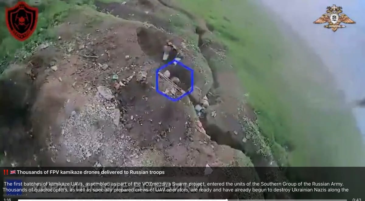 早在之前就常傳出俄軍誤擊自家友軍。曾在俄軍宣傳片中，出現自家軍隊被誤擊的畫面。 圖：翻攝自推特用戶「Andrew Perpetua」