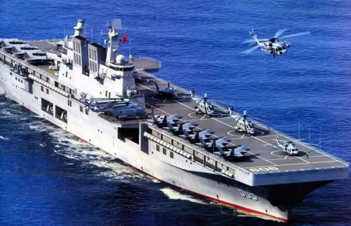福建艦屬包括電磁彈射、未來配套隱形艦載機、固定翼預警機等都能比拼美制超級航母。 圖：翻攝自周圓曦