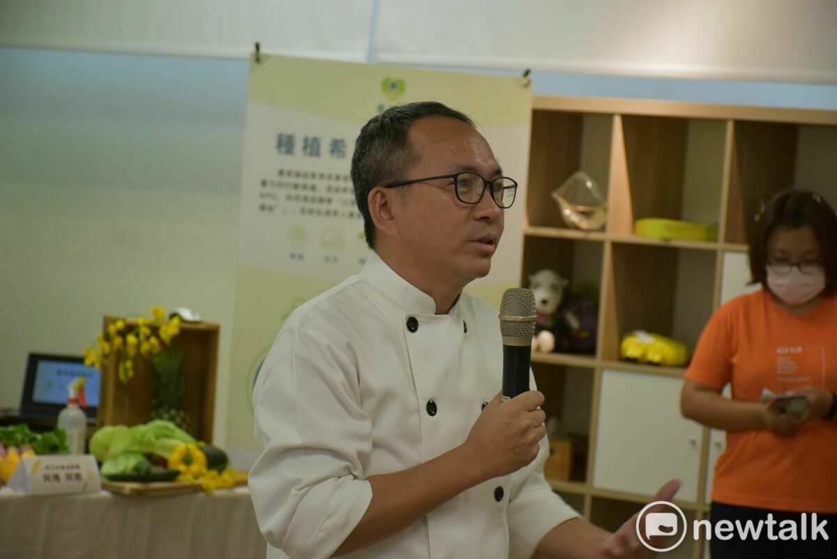 世界麵包冠軍吳寶春驚喜現身。 圖：孫家銘攝