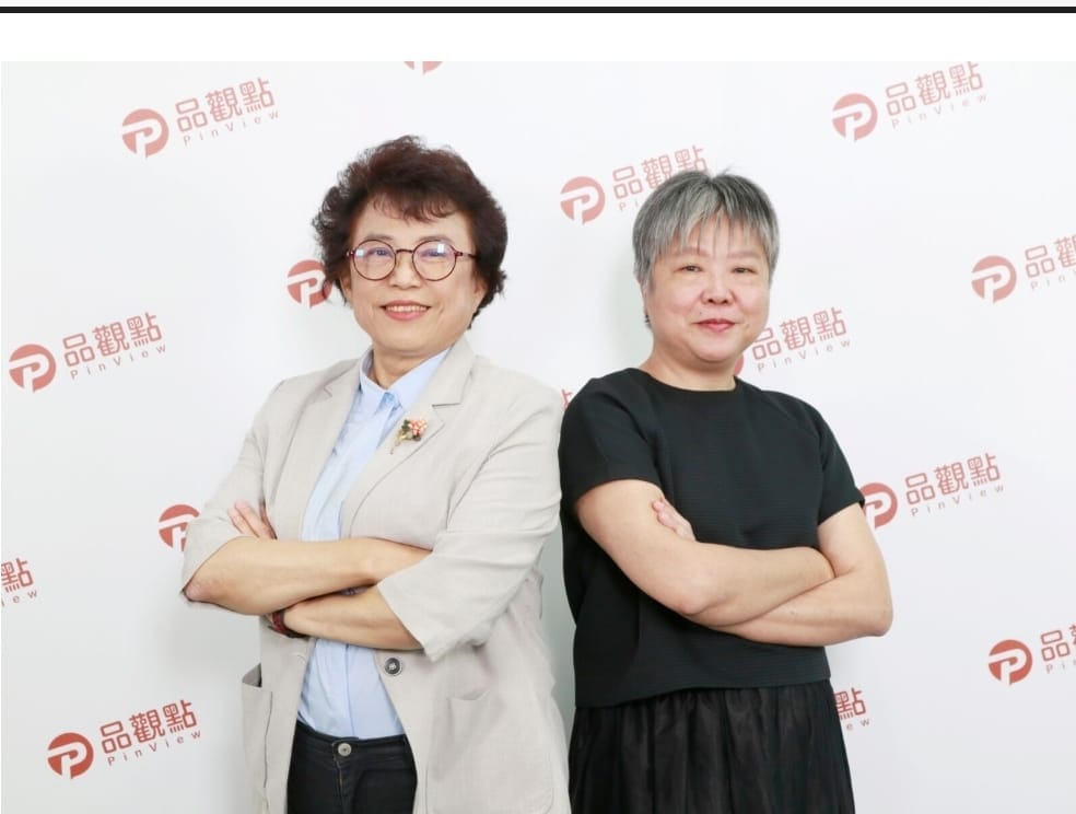 黃光芹在節目上請來函當事人國民黨中常委沈智慧現身說法。 圖：翻攝自黃光芹臉書