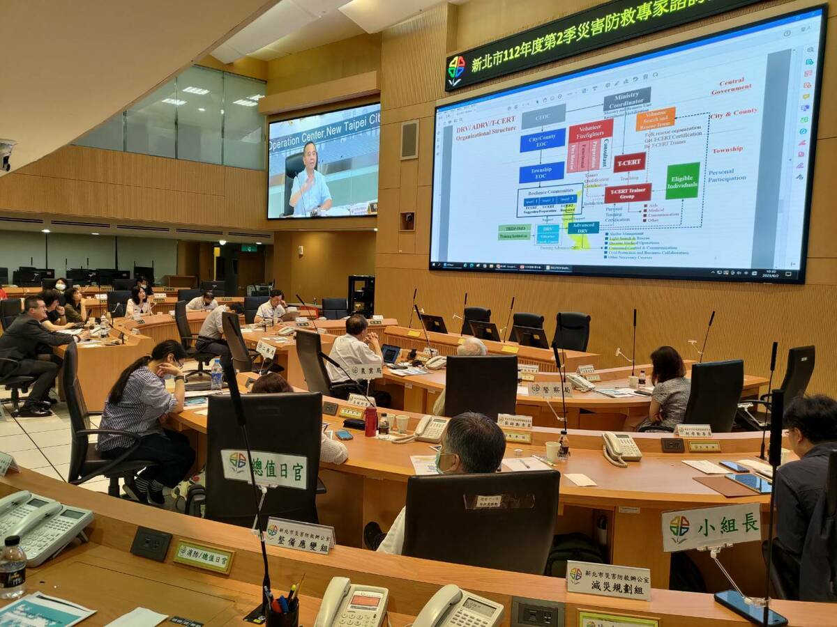 新北市培訓之防災士人數高達2655人，於全國性之行政院災害防救業務訪評連續10次榮獲第一，獲得各方肯定。 圖：新北市消防局提供