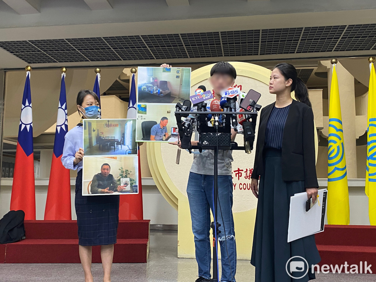 台北市議員林亮君前助理李姓男子今站出來控訴中國民運人士王丹曾強吻他等性騷擾經歷。 圖：周煊惠 / 攝