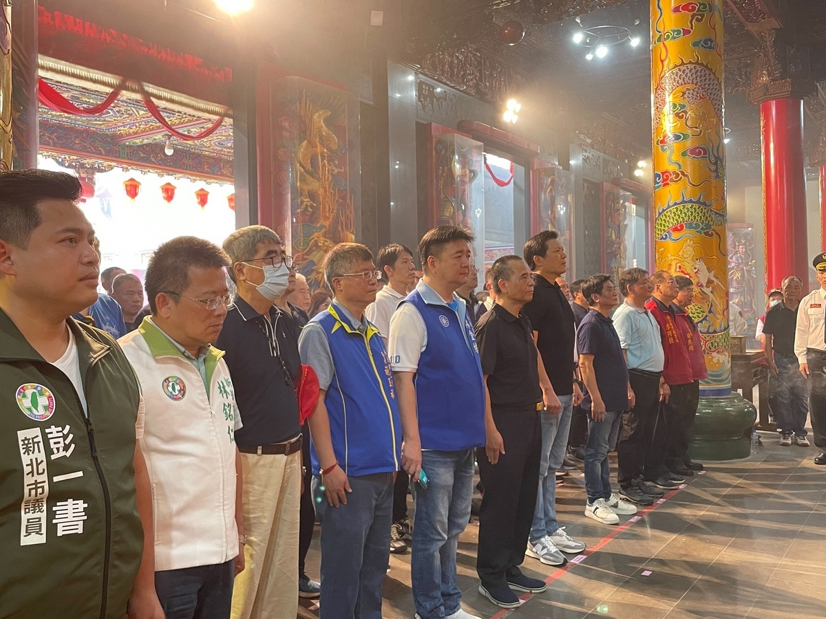 紫微天后宮為北台灣地勢最高的媽祖廟，也是著名觀光勝地。 圖：新北市消防局提供
