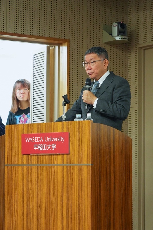 民眾黨主席、總統參選人柯文哲出訪日本。 圖：民眾黨提供