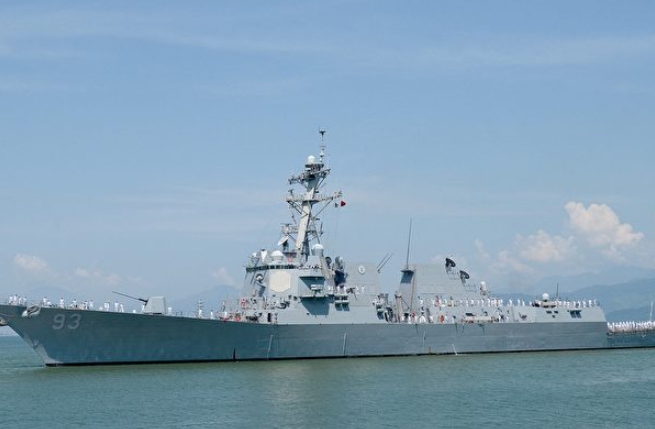 美伯克級戰艦「鍾雲」號。 圖 : 翻攝自US Navy