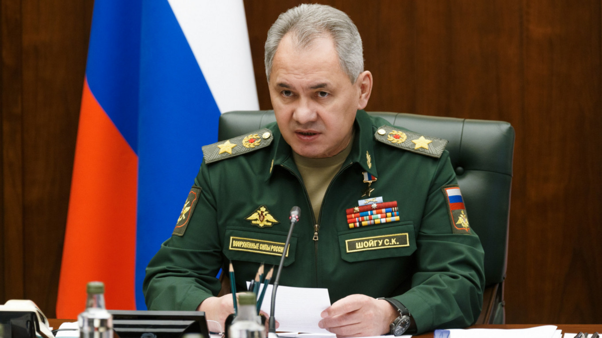 俄羅斯國防部長紹伊古（Sergei Shoigu）稱多次擊退烏軍。 圖：翻攝自新浪