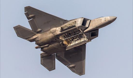 美國空軍 F-22隱身戰機。 圖：翻攝自新浪
