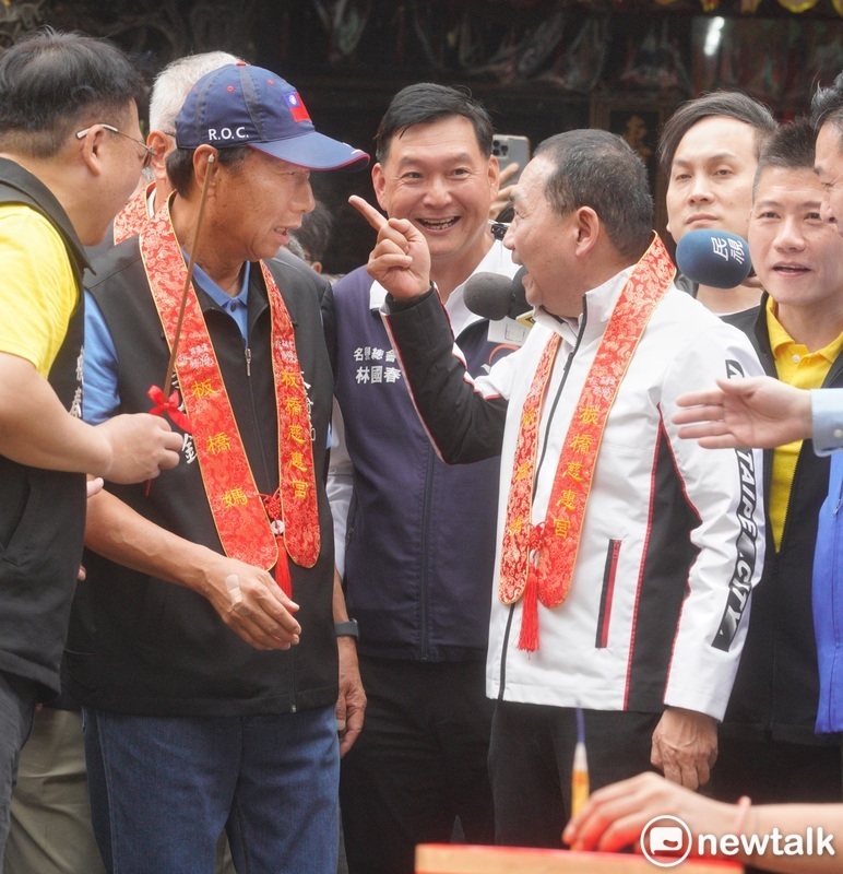 友宜聲稱曾3次登門拜訪郭台銘，但不得其門而入。郭台銘則說：「過去的就讓它過去」。 圖：張良一/攝(資料照)