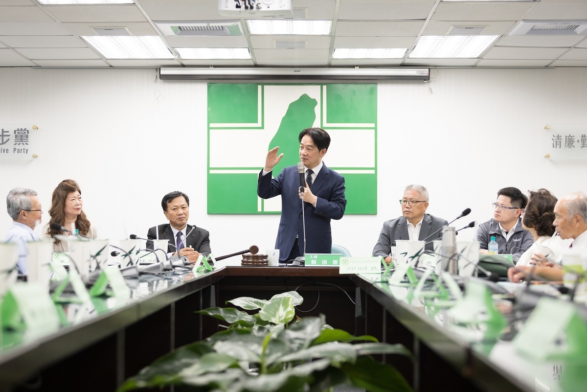 民進黨主席暨總統參選人賴清德今（7）日出席「全國台南旅外鄉親後援會座談會」 圖:民進黨提供