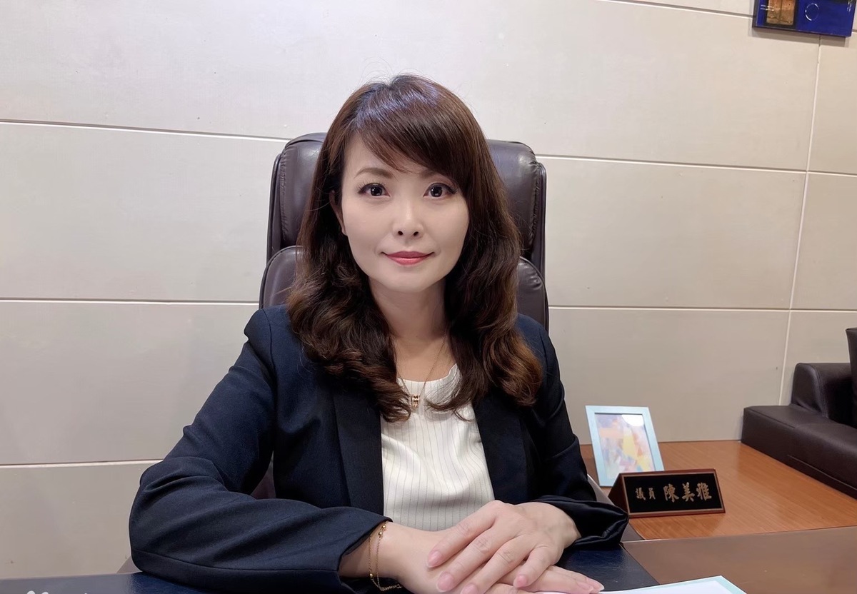 陳美雅譴責民進黨「性騷連環爆」狂燒。 圖：高雄市議會國民黨團提供（資料照）